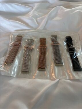 Fitbit Sense Mesh Watch Bands - Neutral Tones + Black